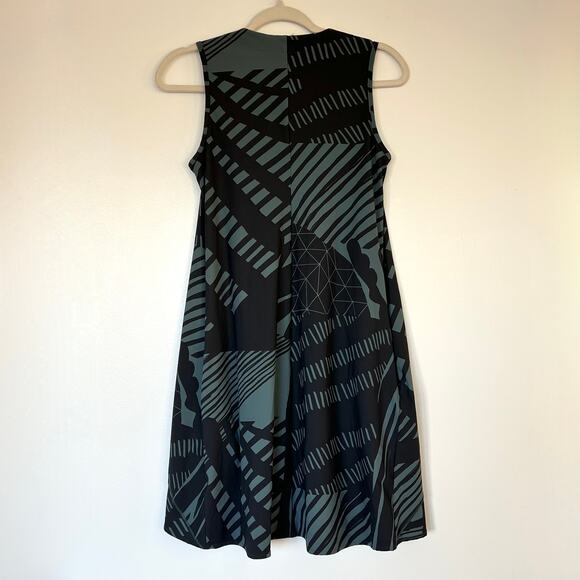 EUC Porto San Francisco Medina Zip-Up Vest Dress Sz 0 Abstract Print Sleeveless - Picture 12 of 16